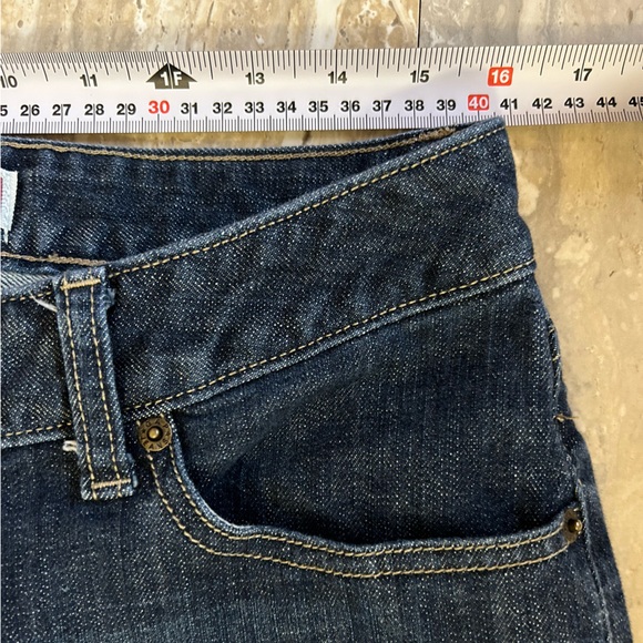 Ladies Gap Jeans Curvy Flare Dark Ink Wash. - Picture 5 of 11